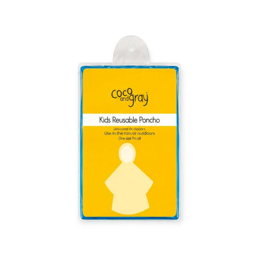 Picture of PONCHO KIDS REUSABLE BLUE
